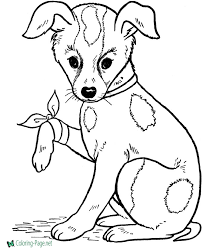 They were drawn by our super talented staff junior art director lilia, and she did an amazing job on them, don't you think?! Dog Coloring Pages