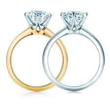 Pomolvochnoe Kolco Tiffani Setting Iz Zolota Marietta 1 Karat Kupit Po Otlichnoj Cene V Internet Magazine Bright Spark