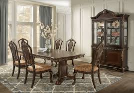 Aylesbury Brown Cherry 5 Pc Rectangle Dining Room Formal Dining Room Sets Formal Dining Room Table Dining Room Suites