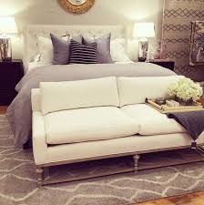 Idk About The Whole Couch In Front Of The Bed Thing Home Bedroom Home Home Collections