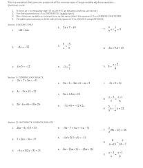 23 Maths Worksheets For Class 7 Simple Equations Grade Expressions And Equations Worksheets S Algebra Equations Worksheets Algebra Worksheets Algebra Equations