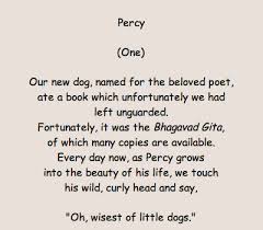 Percy One Of A Series Of Poems Mary Oliver Wrote About Her Dog In The Collection Dog Songs Oct 2013 Mary Oliver Poems Words Quotes