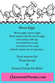 Food Poems Funny Poems For Kids Food Humor Funny Poems
