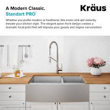kraus standart pro farmhouse apron