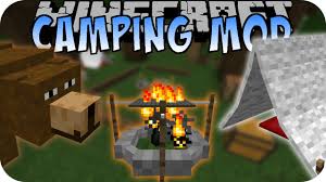 Minecraft Camping Mod Zelt Lagerfeuer Bar Deutsch Youtube