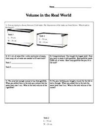 Real World Volume Problems Volume Math Teaching Volume Teaching Geometry