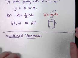 Intro To Joint And Combined Variation Expii