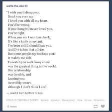 Read It Forwards Then Backwards Reverse Poem Love You Poems Hard Words To Say