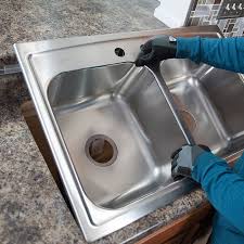 how to install a drop in kitchen sink