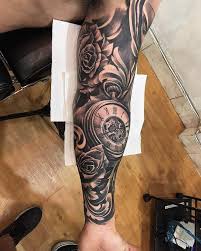 Clock Tattoo Ideas 3 Clock Tattoo Sleeve Sleeve Tattoos Clock Tattoo