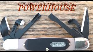 This vintage 1960's schrade old timer pocket knife has a derlin handle with the second cut pattern carved into it, 3 steel blades (clip, sheepsfoot and spey) and square bolsters. Schrade Old Timer 24ot Pocket Carving Powerhouse Youtube