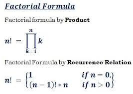 Factorial Of A Number N Formula Calculator Mathematical Analysis Learning Math Positive Numbers
