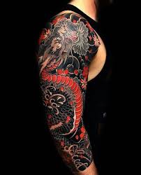 Dragon Tattoo Ideas Half Sleeve Tattoos In 2021 Japanese Sleeve Tattoos Japanese Tattoo Half Sleeve Tattoo
