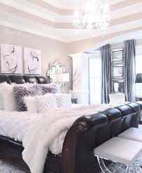 Black Leather Bed Home Bedroom Luxurious Bedrooms Bedroom Design