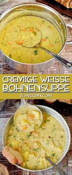 Weisse Bohnensuppe Mit Kartoffeln Veganes Rezept Elavegan Vegan Soup Recipes Vegetarian Chowder Whole Food Recipes
