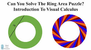 Can You Solve The Ring Area Puzzle Introduction To Visual Calculus Calculus Math Riddles Solving