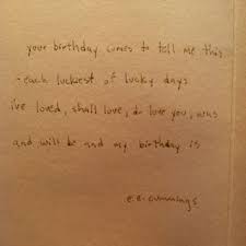 E E Cummings Birthday Poem Birthday Poems Words Ee Cummings