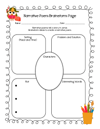 Narrative Poetry Day Two Planning A Narrative Poem Of Your Very Own Narrative Poem Narrative Poetry Poetry Lessons
