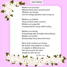 A Poem For Mothers Happy Mother S Day Mother Poems Mothers Day Poems Happy Mothers Day Poem