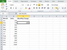Percent Change Formula In Excel Excel Formula Excel Change