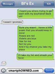 Image Result For Funny Ex Boyfriend Texts Roses Are Red Funny Texts Funny Messages Boyfriend Texts