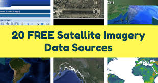 20 Free Satellite Imagery Data Sources Most Gis And Remote Sensing Specialists Are Oblivious Of Abundant Websites That P Imagery Satellite Image Remote Sensing