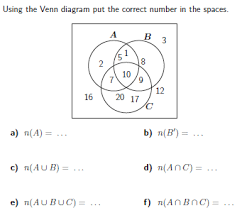 Venn Diagrams Worksheet No 3 With Solutions Venn Diagram Venn Diagram Worksheet Set Notation
