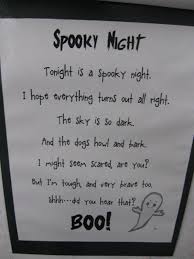 It Was A Spooky Night It Was A Spooky Night Poetry For Kids Halloweeen Classroom Halloween Preschool