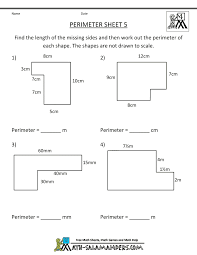 Perimeter Worksheets Perimeter Worksheets 4th Grade Math Worksheets Area Worksheets
