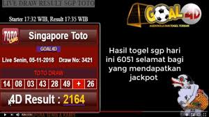 Hasil Togel Sgp Hari Ini Atau Pengeluaran Sgp 5 November 2018 Singapura Berhasil November