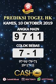 Prediksi Togel Hongkong Kamis 10 Oktober 2019 Rabu 19 Juni Minggu