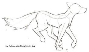 How To Draw A Wolf Easy Step Wolf Drawing Easy Step By Step Wolf Drawing Easy Wolf Drawing Anime Wolf Drawing