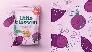 Little Blossom Organic Baby Food Packaging Design By 1hq Singapore World Brand Design
