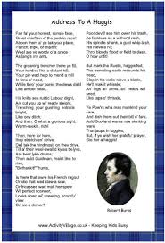 Address To A Haggis Printable Burns Night Poem Burns Night Robert Burns