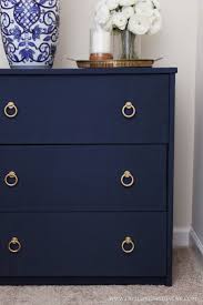 Diy Fabric Covered Nightstand Blue Furniture Furniture Makeover Blue Dresser