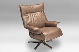 Lafer Valentina Genuine Leather Manual Swivel Recliner Wayfair