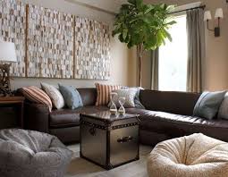 Decorating Around A Leather Sofa Centsational Style Brown Sofa Living Room Modern Living Room Brown Brown Living Room
