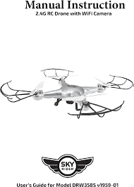 Drw358f60 2 4 G Rc Drone With Wi Fi Camera Camera Unit User Manual Part 1a Weccan Industrial