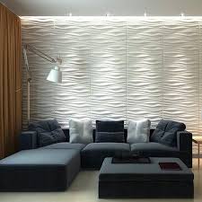 Art3d Wave Design Iv 24 6 In X 31 5 In Plant Fiber 3d Wall Panel 6 Pack Walmart Com Wall Tiles Living Room Living Room Tiles White Paneling