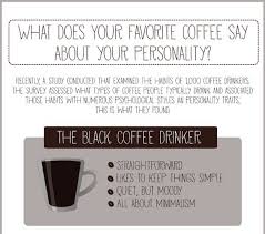 30 Caffeinated Coffee Infographics Coffee Type Coffee Drinkers Personality Chart