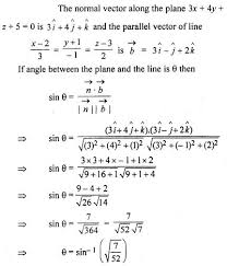 Rbse Solutions For Class 12 Maths Chapter 14 Three Dimensional Geometry Ex 14 7 Class 12 Maths Studying Math 12th Maths