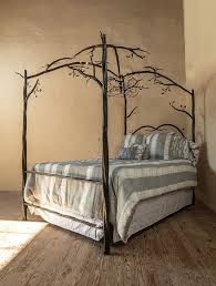 Elm Springs Wrought Iron Canopy Bed Iron Canopy Bed Bed Frame And Headboard White Bed Frame