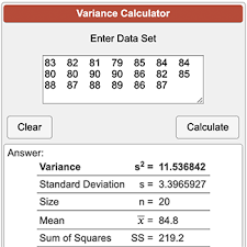 Variance Calculator