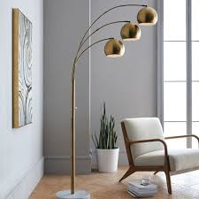 Bring A Bright Mid Century Modern Twist Your Living Space In A Flash With The Span 3 Head Metal Glob Globe Floor Lamp Lamps Living Room Floor Lamps Living Room