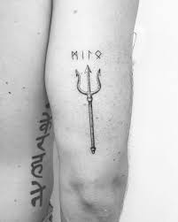 Tattoo Designs Men Small Tattoo Designs Greek Tattoos Trident Tattoo Small Chest Tattoos
