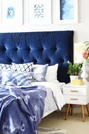 Crazy Love For This Blue Velvet Diamond Tufted Headboard Hand Crafted By The Creatively Talented Aniko A Guest Bedroom Decor Blue Headboard Bedroom Headboard