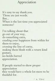Appreciation Spoken Word Words Appreciation Spoken Word