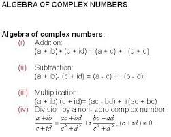 Algebra Of A Complex Numbers Math Formulas Pioneer Mathematics Math Formulas Algebra Complex Numbers