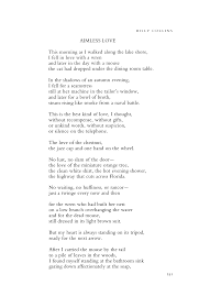 Aimless Love By Billy Collins One Of The Greats In Modern Poetry Modern Poetry Poetry Inspiration Poetry Magazine