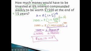 Interest Word Problems Examples Solutions Videos